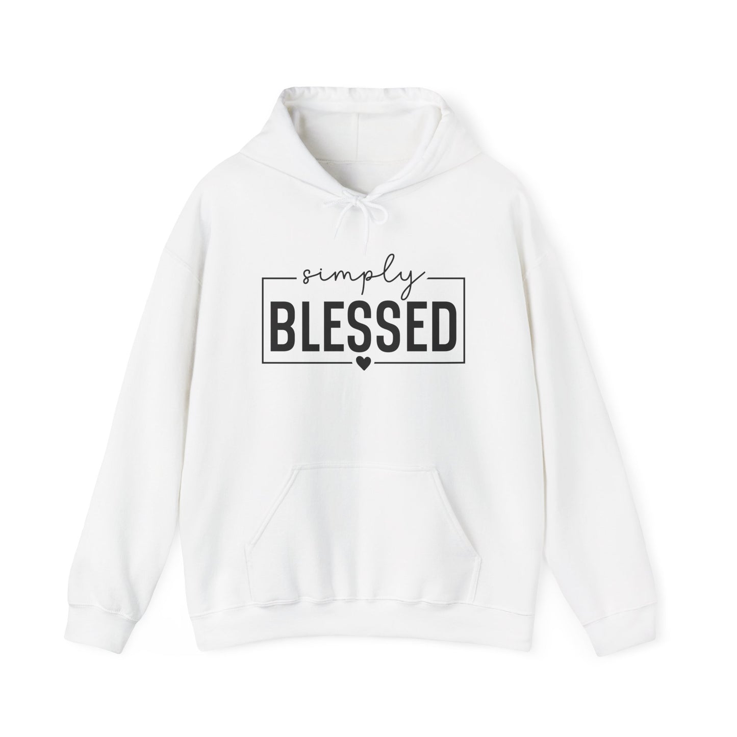 Simply Blessed Hoodie - Unisex Heavy Blend™ Sweatshirt for Everyday Comfort