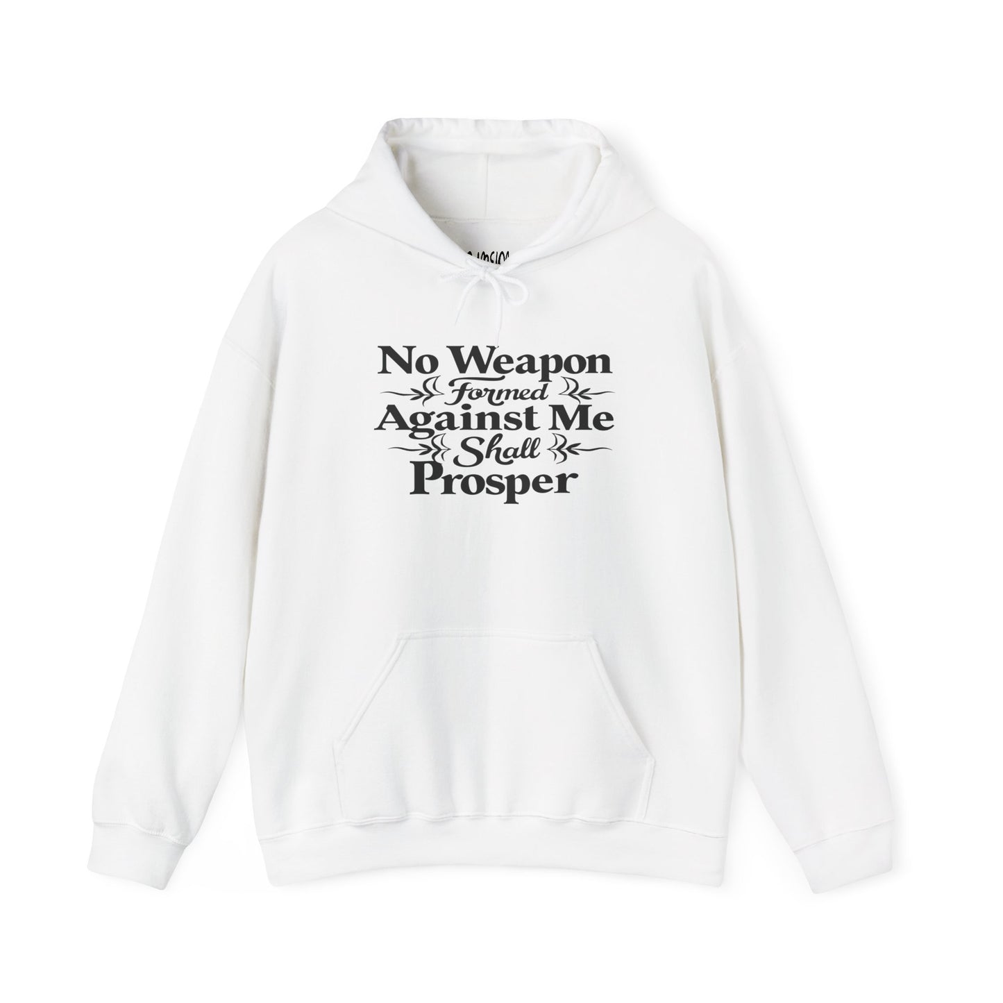 No Weapons Formed Christian Inspirational Religious Hoodie for Women
