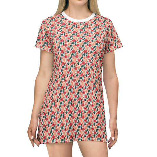 Floral T-Shirt Dress
