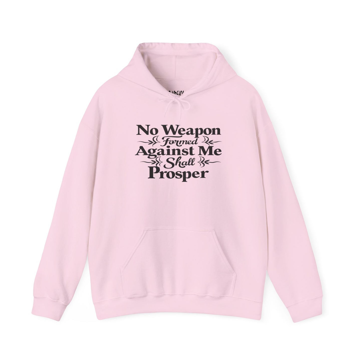 No Weapons Formed Christian Inspirational Religious Hoodie for Women