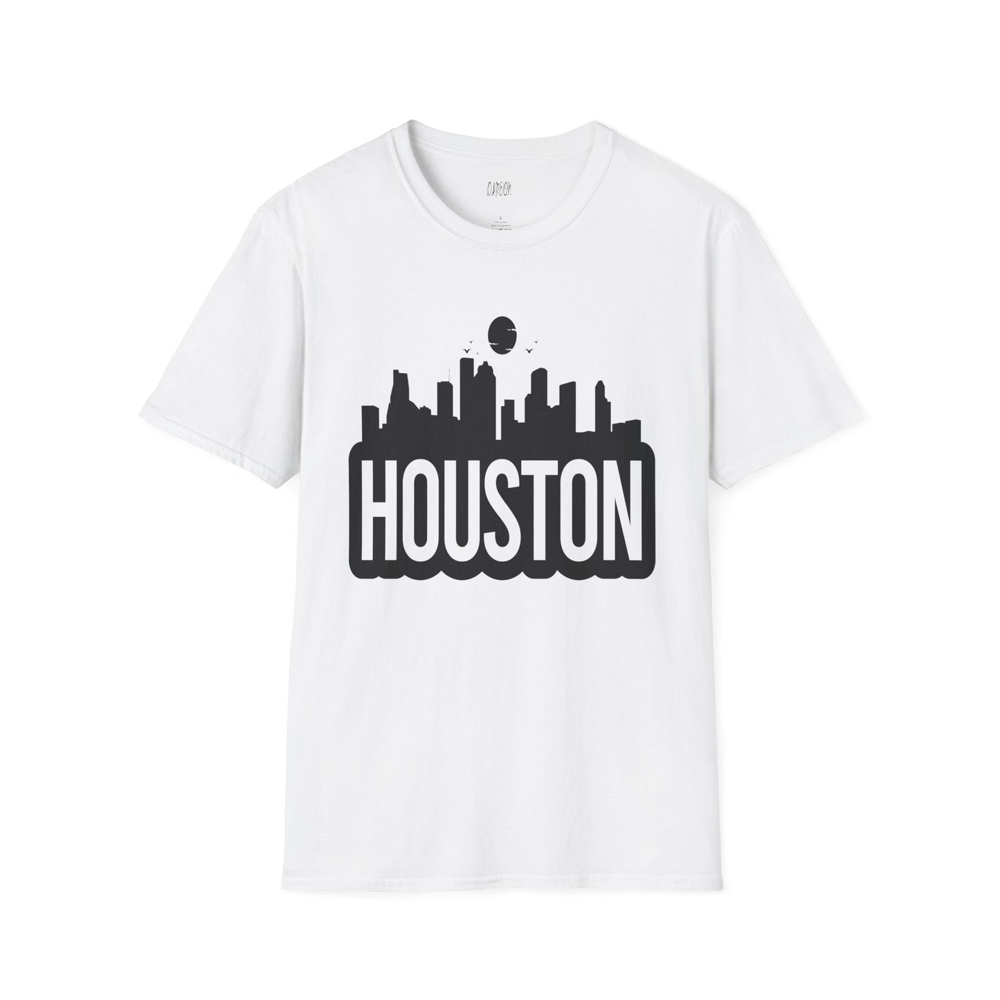 Houston Texas Skyline T-Shirt | Hometown Pride Graphic Tee | Urban City Shirt