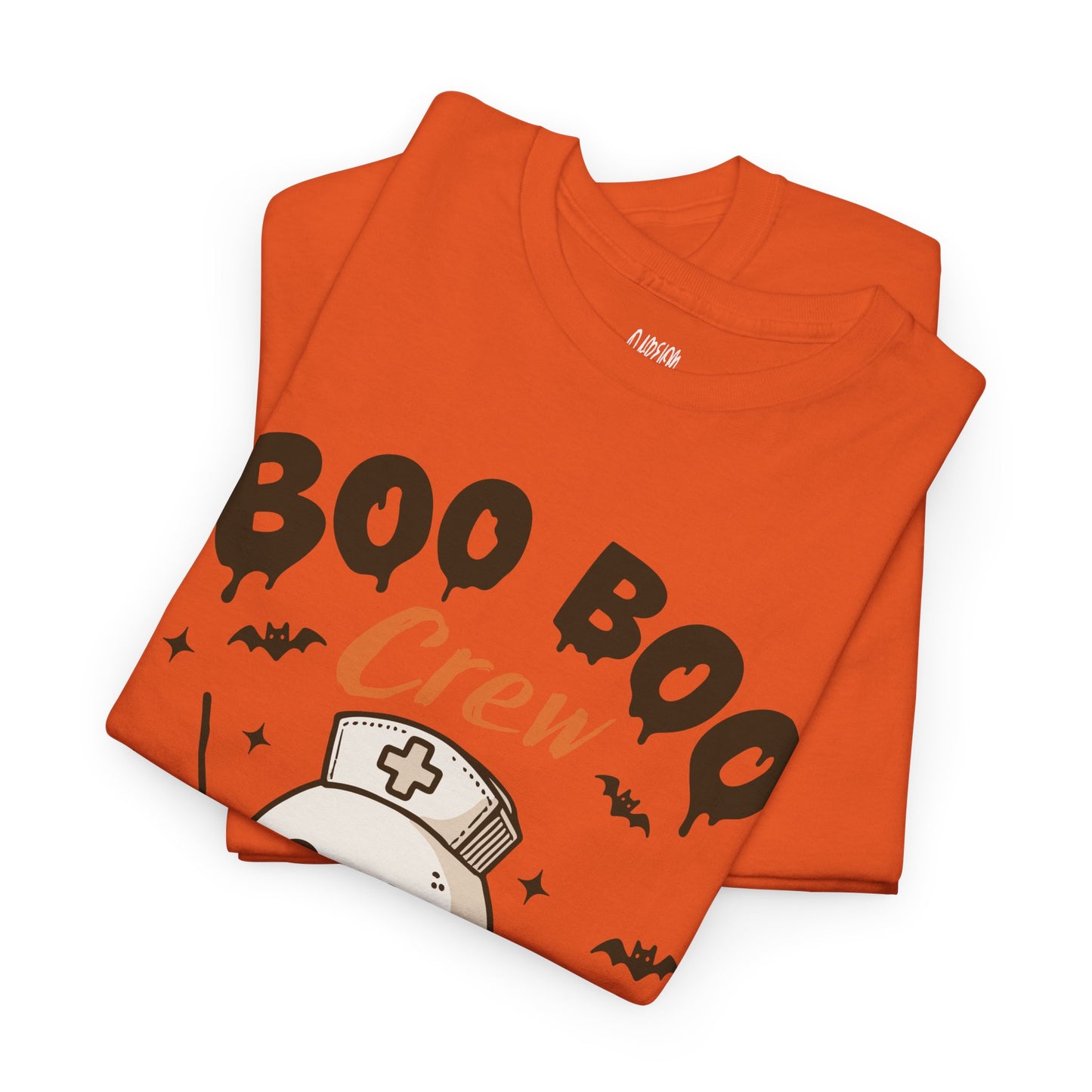 Boo Boo Nurse Crew Halloween Tee, Funny T-Shirt, Ghost Costume Top, Spooky Party Wear, October Holiday Shirt