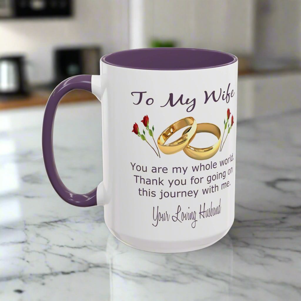 Romantic Coffee Mug for Wife - Perfect Gift for Anniversaries & Special Occasions