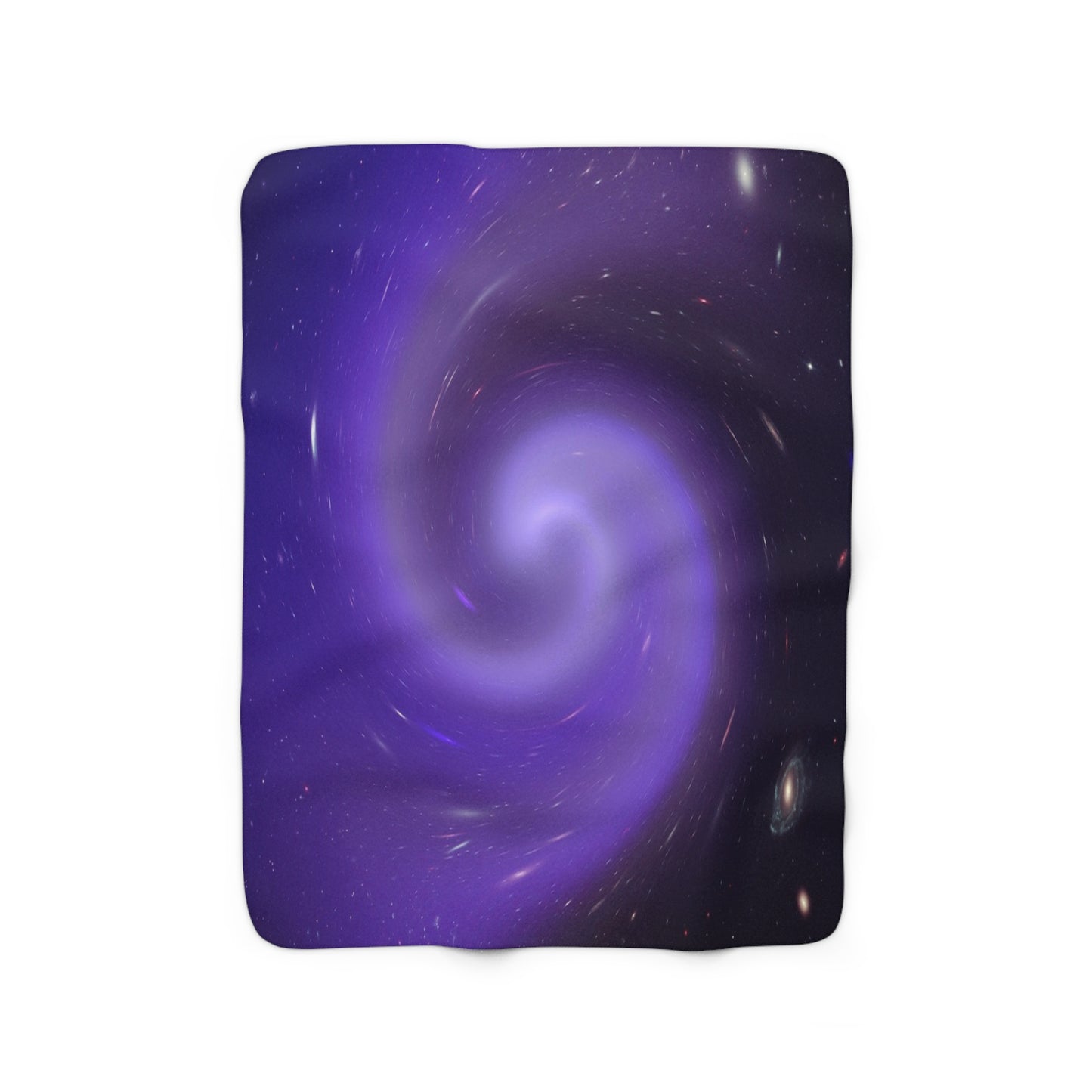 Purple Sherpa Fleece Blanket