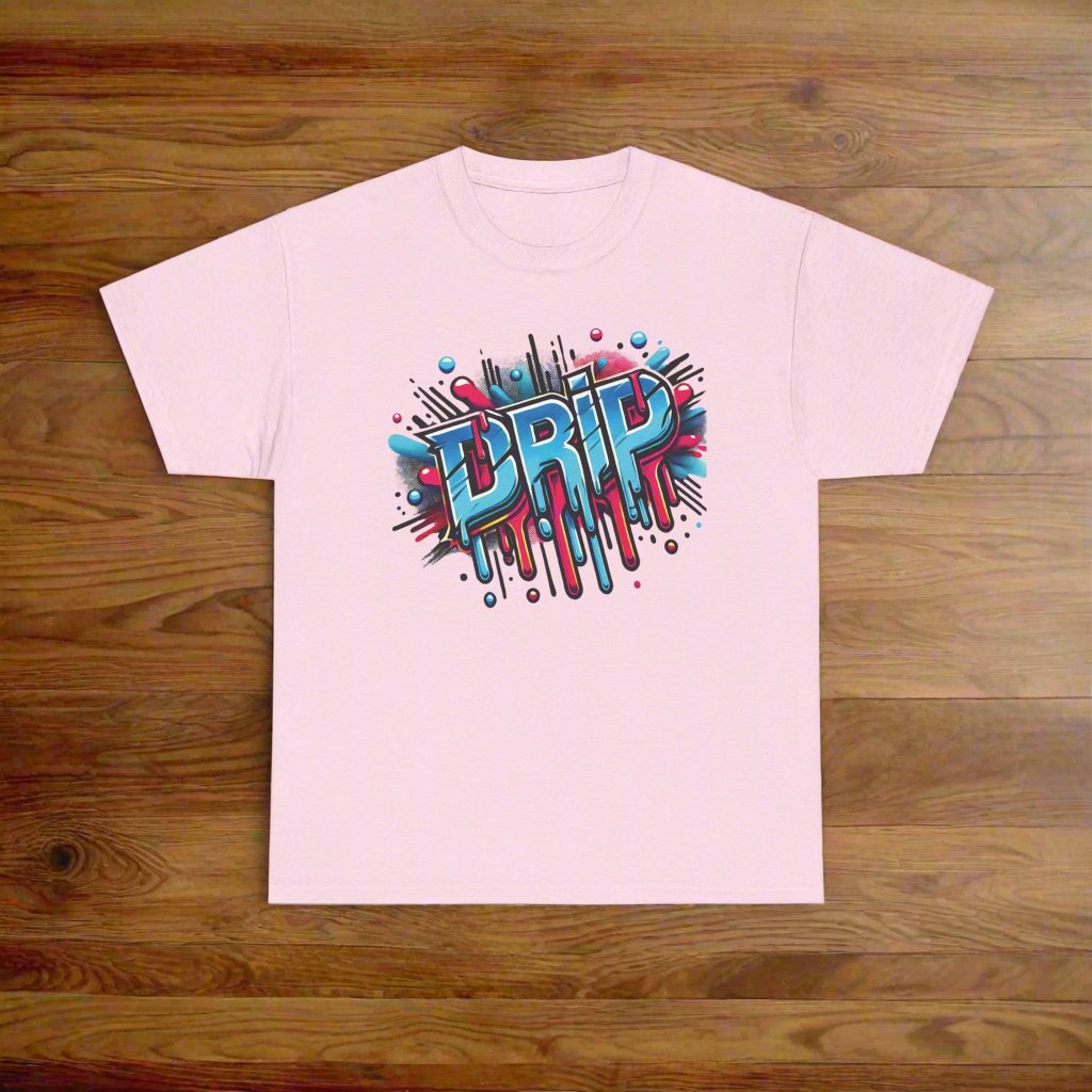 pink drip shirt