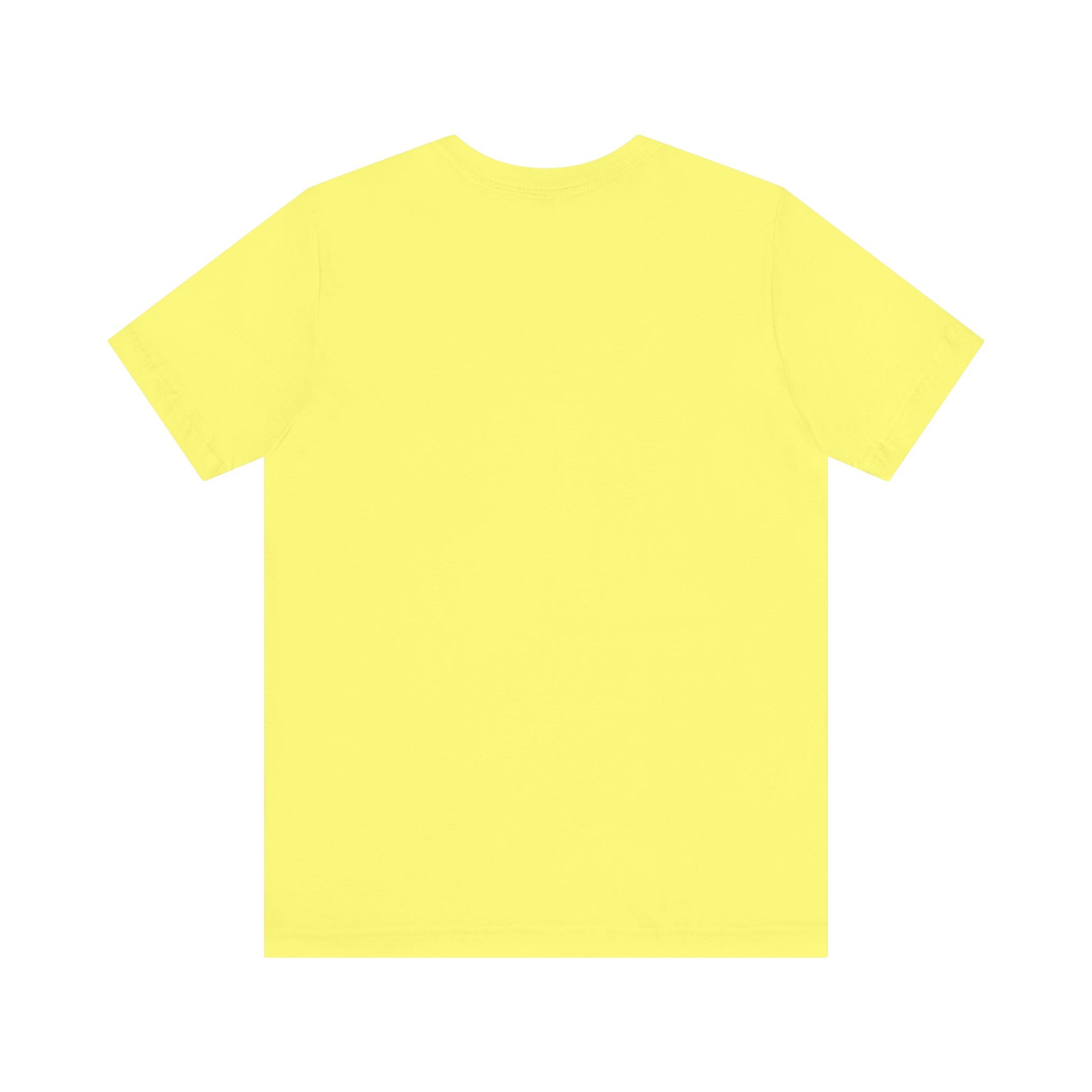Yellow t-shirt on a white background