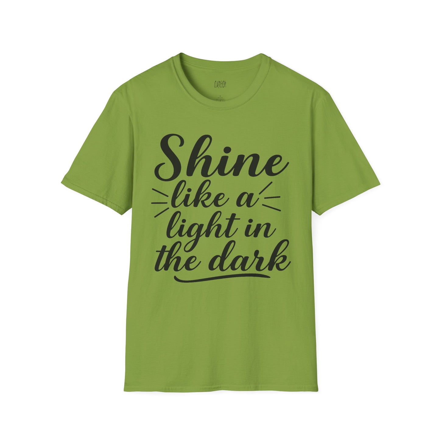 Inspirational T-Shirt for Women- 'Shine Like a Light in the Dark'