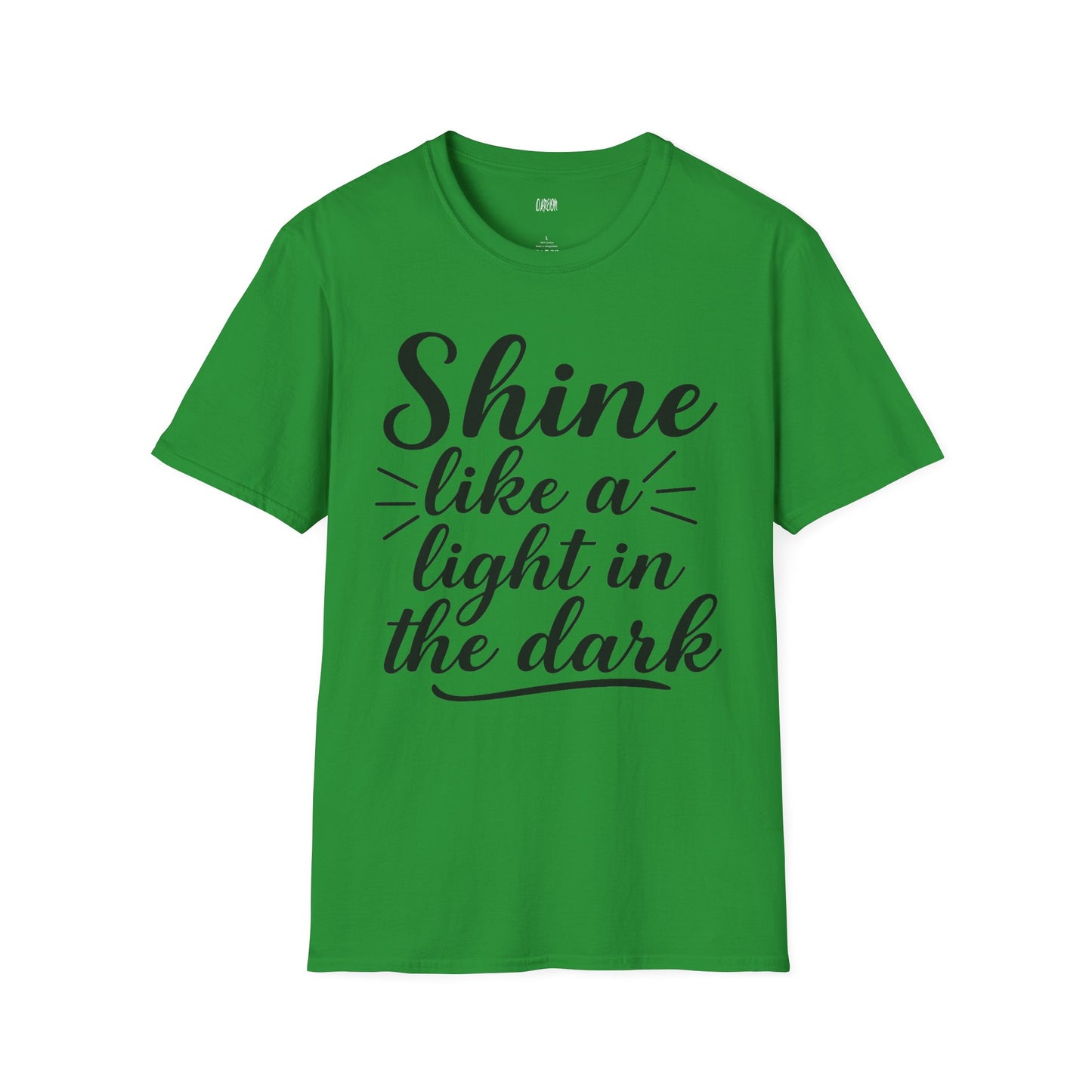 Inspirational T-Shirt for Women- 'Shine Like a Light in the Dark'