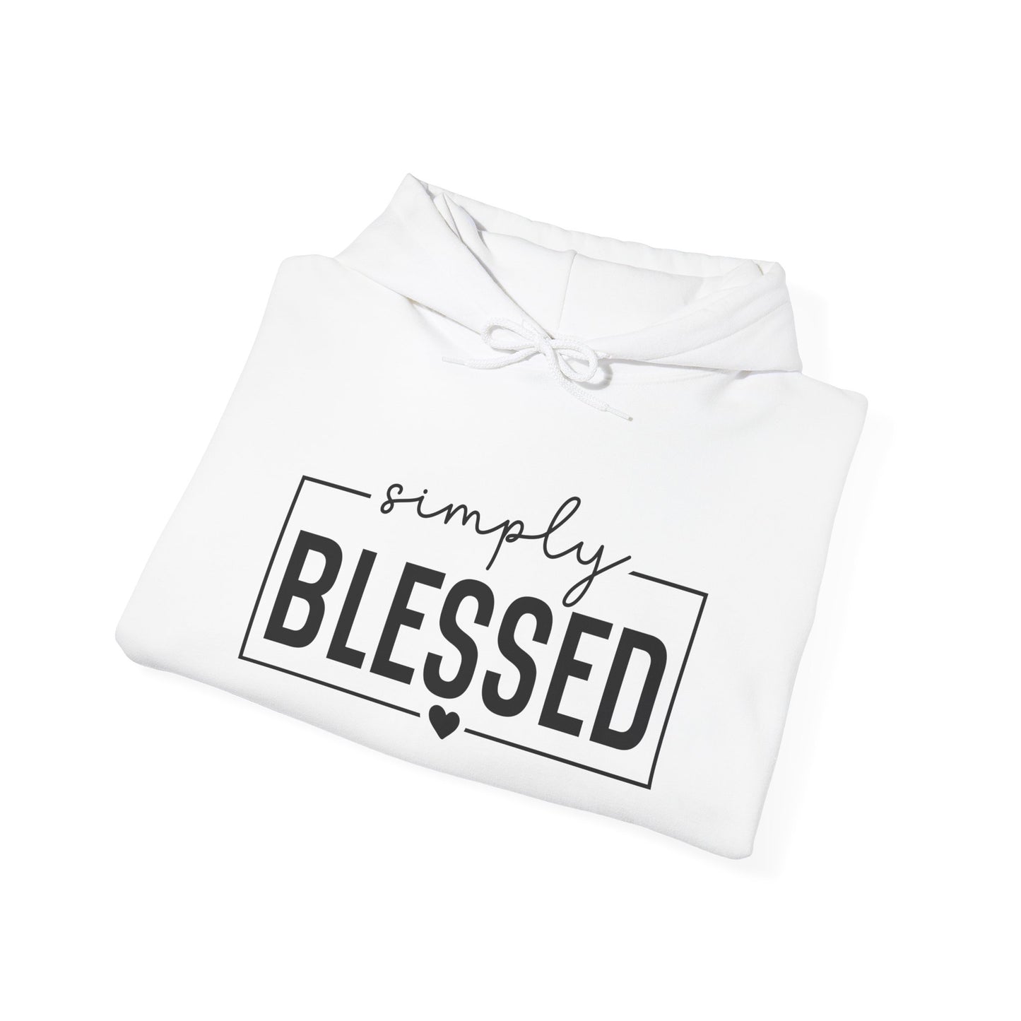 Simply Blessed Hoodie - Unisex Heavy Blend™ Sweatshirt for Everyday Comfort
