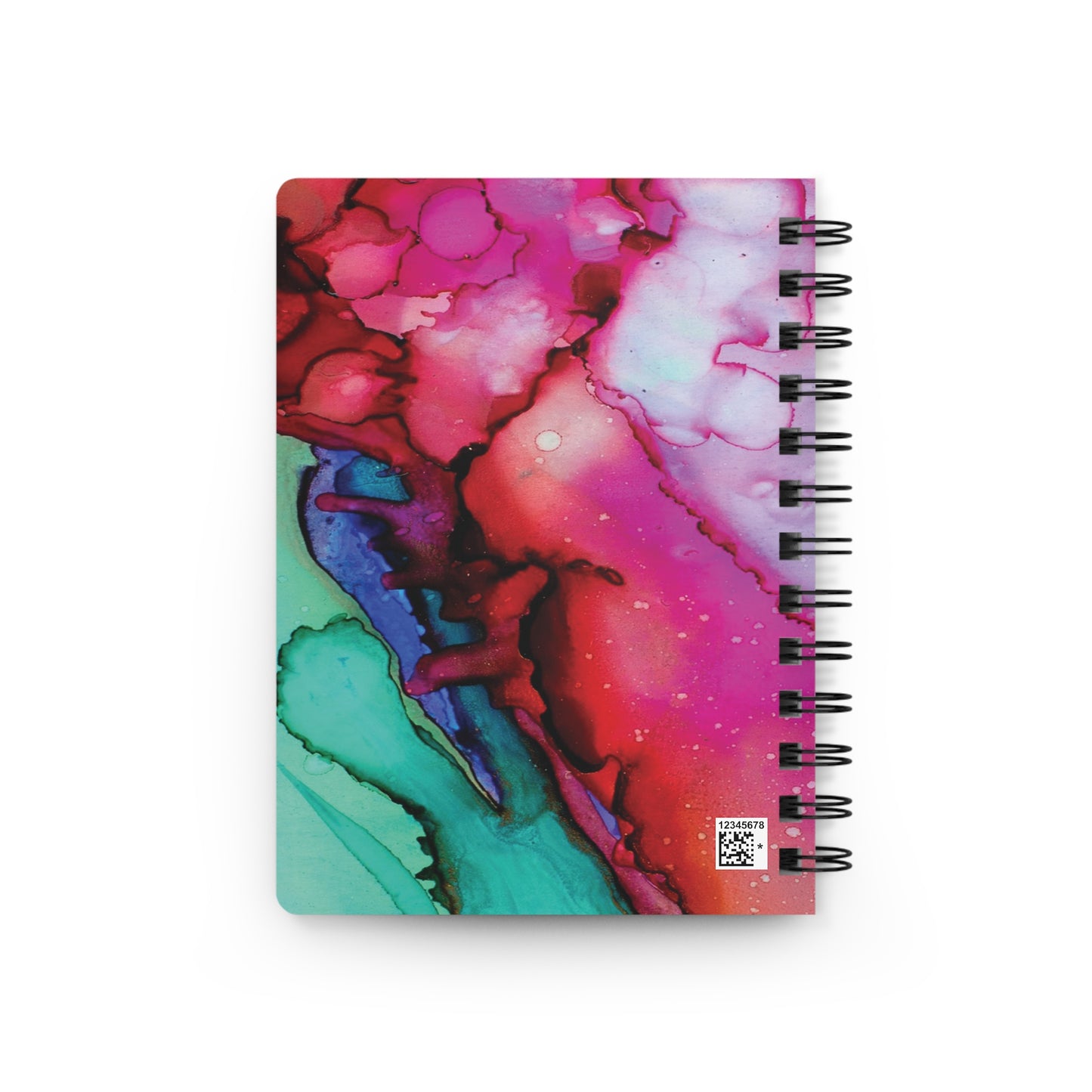 Personalized Spiral Bound Journal with Abstract Design