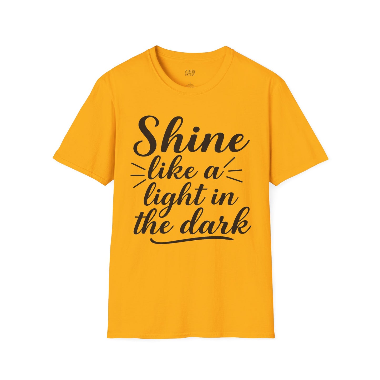 Inspirational T-Shirt for Women- 'Shine Like a Light in the Dark'
