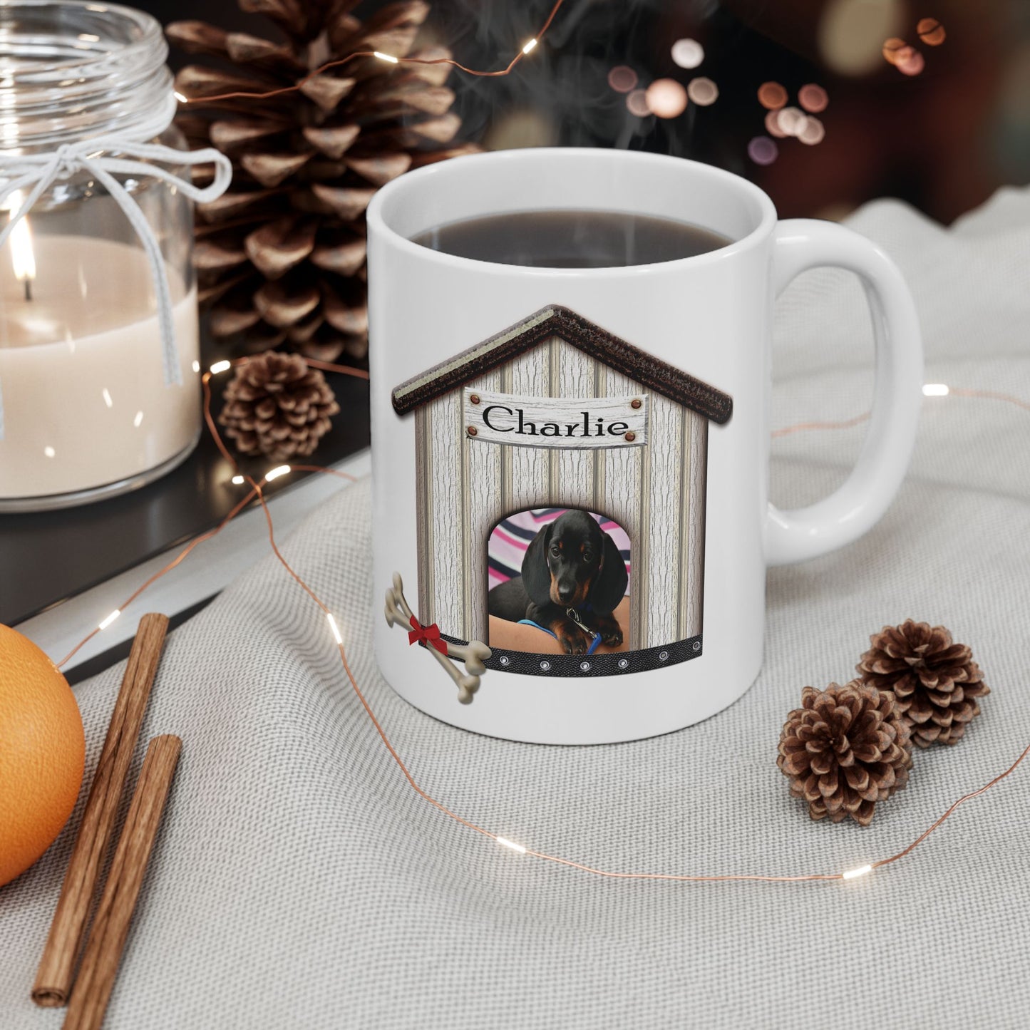 Personalized Dog Lover Mug - Cute Pet Gift, Animal Lover's Gift, Coffee Cup, Fun Home Decor, Pet Photography