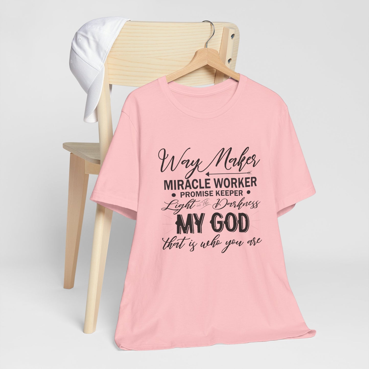 Religious T-Shirt, Way Maker Jersey Tee, Faith Apparel, Christian Clothing, Inspirational Shirt, Spiritual Fashion