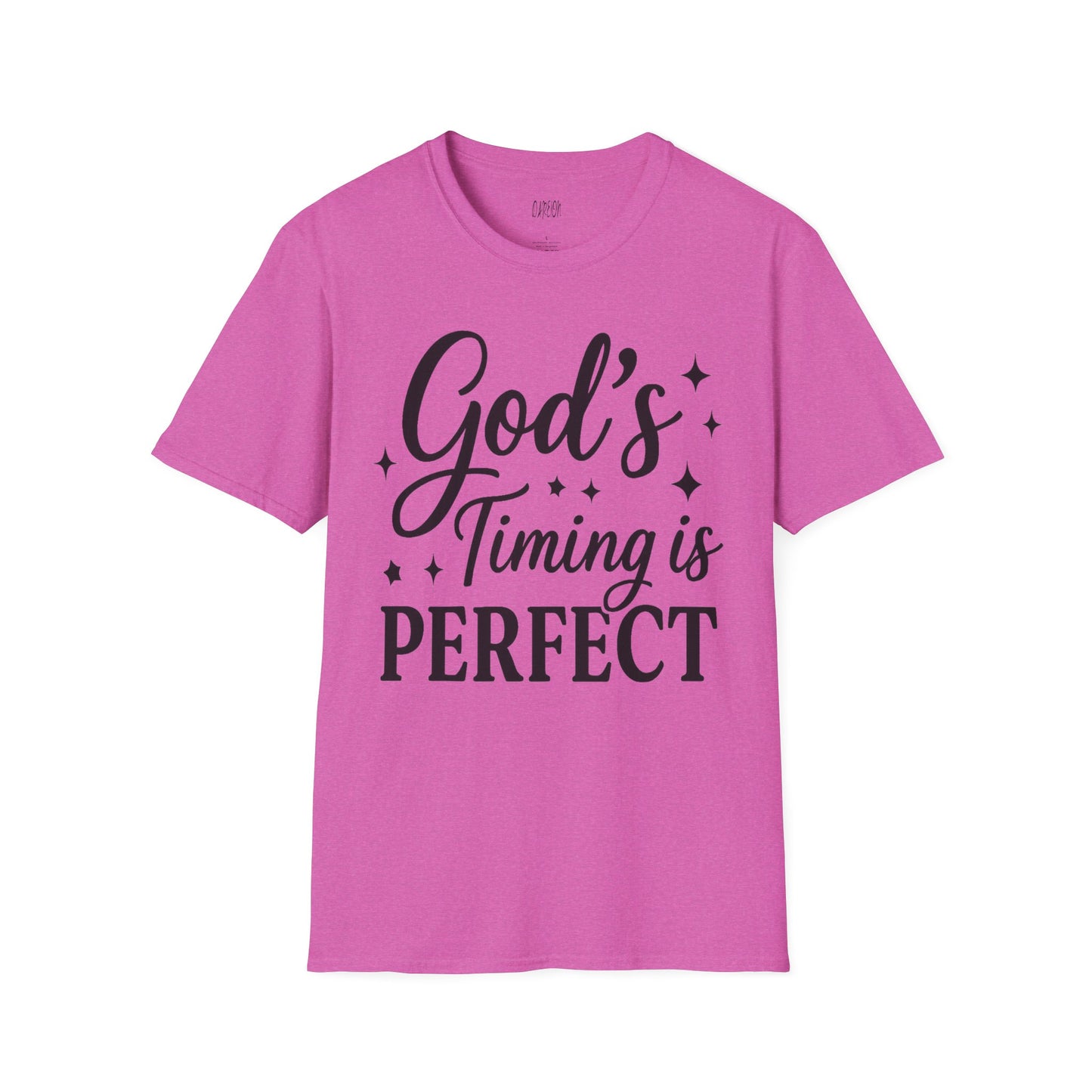 God’s Timing Is Perfect Tee | Inspirational Christian Faith Shirt for Men & Women