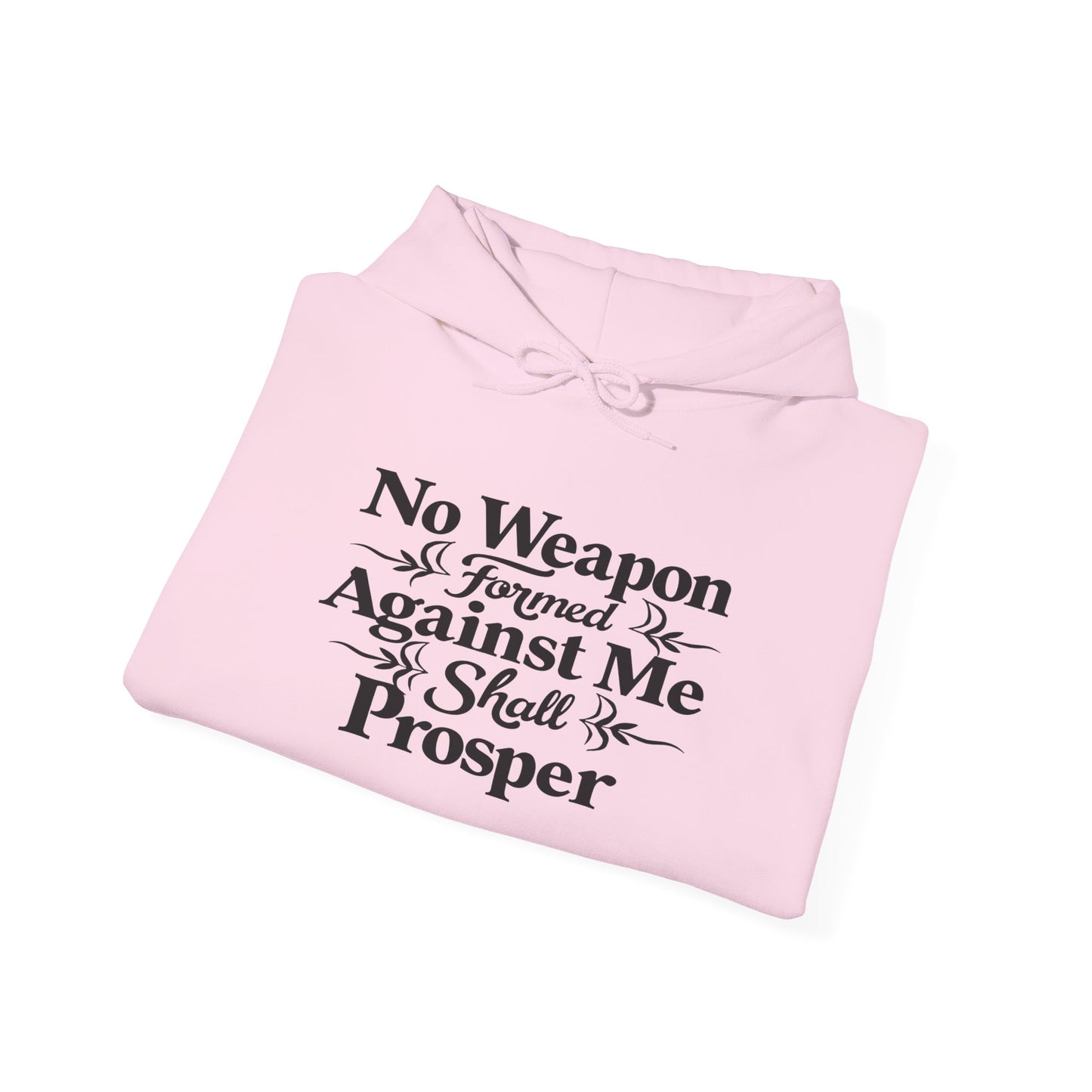 No Weapons Formed Christian Inspirational Religious Hoodie for Women