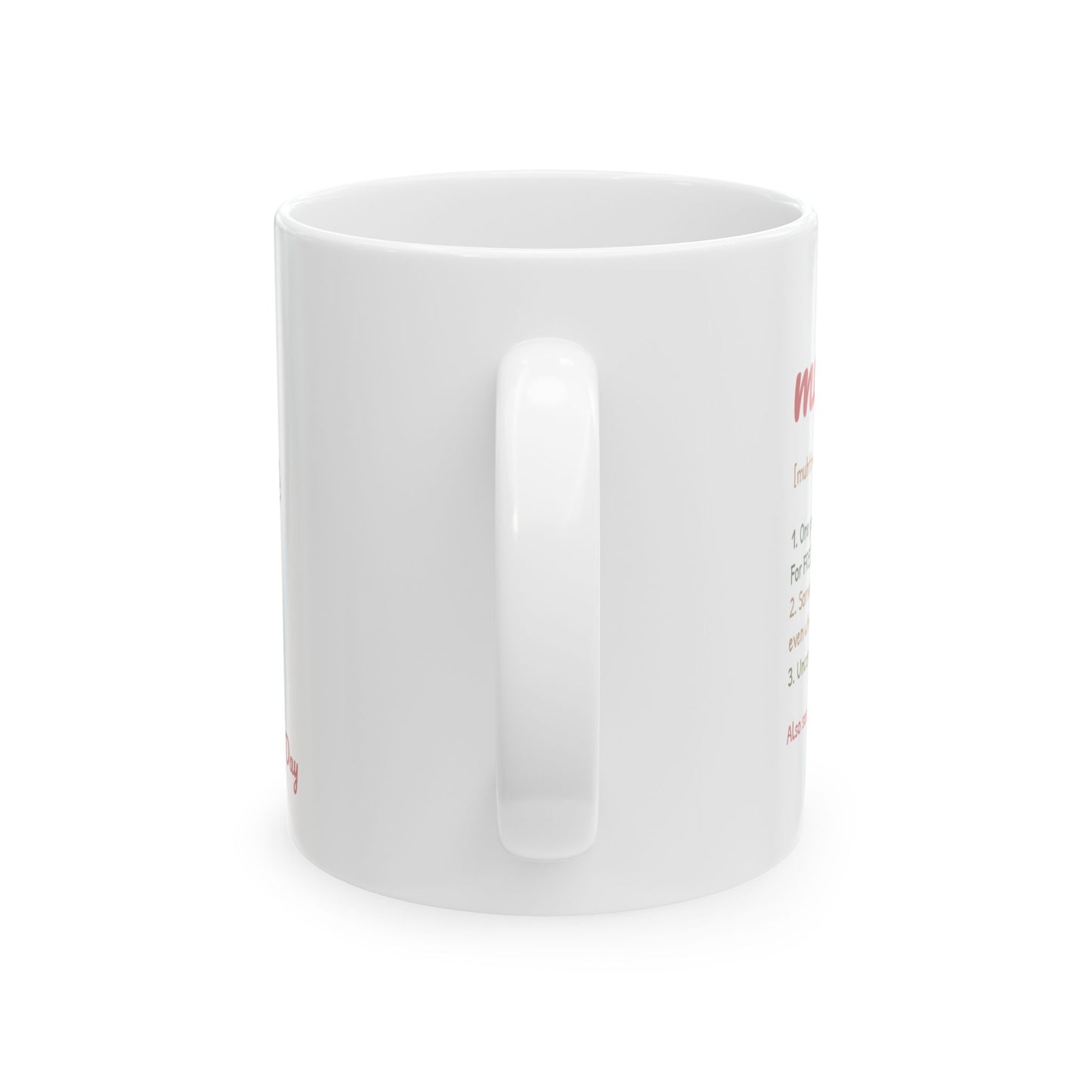 Perfect Mug Gift for Mother's Day - Inspirational Floral Ceramic Mug