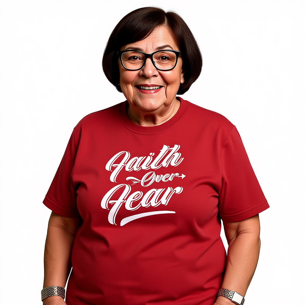 Faith Over Fear: Inspirational Bold Statement Tee for Courageous Living
