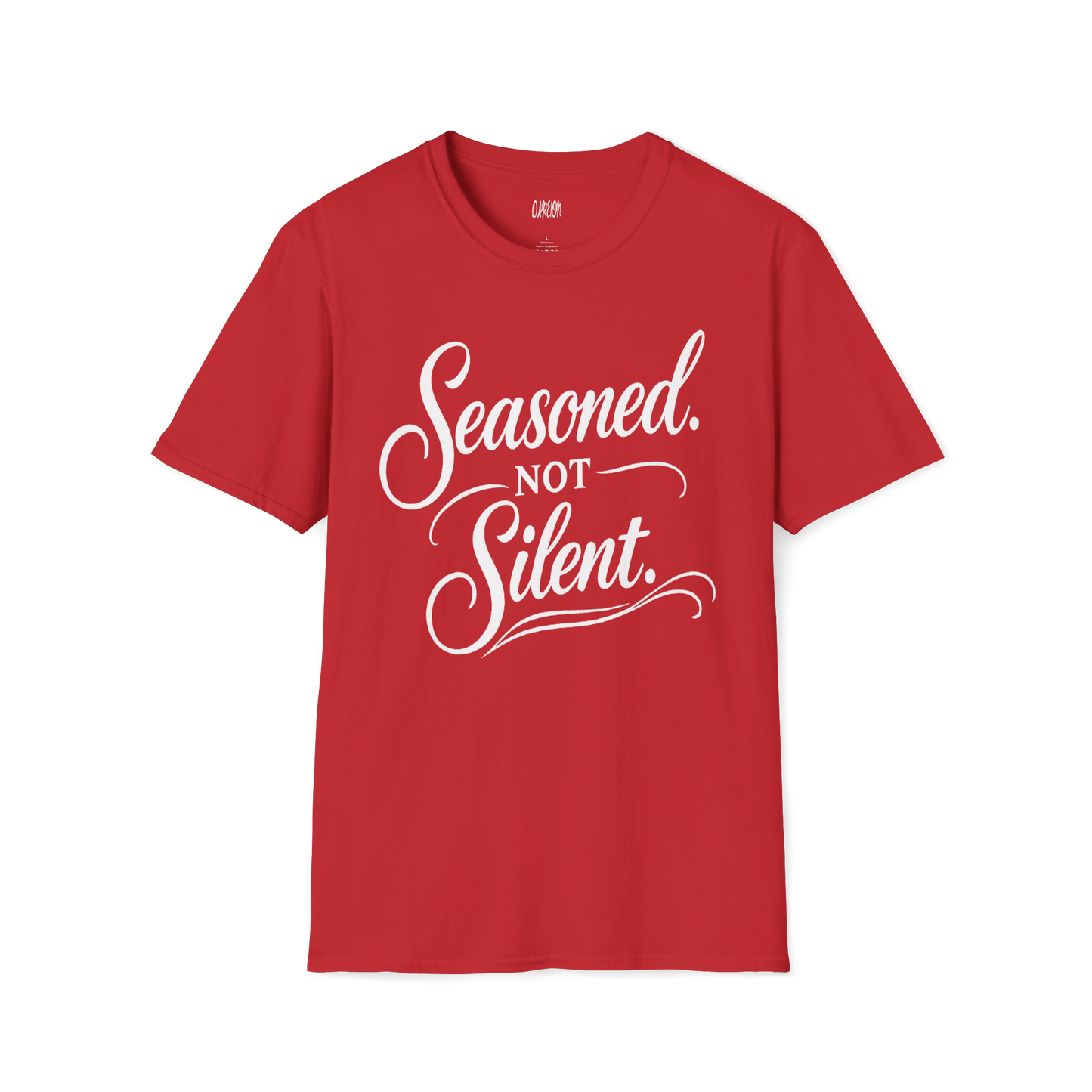 Seasoned Not Silent T-Shirt for Women | Empowering Graphic Tee for Confident Women Over 40
