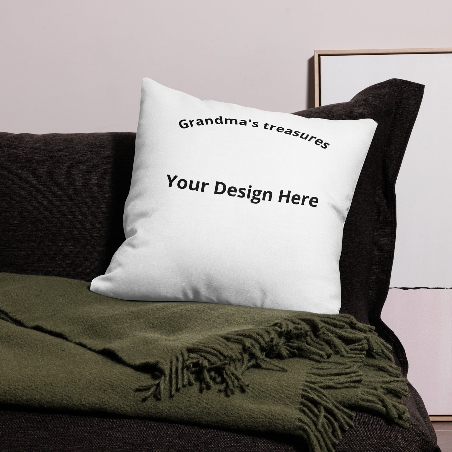Personalized Photo Pillow for Grandma