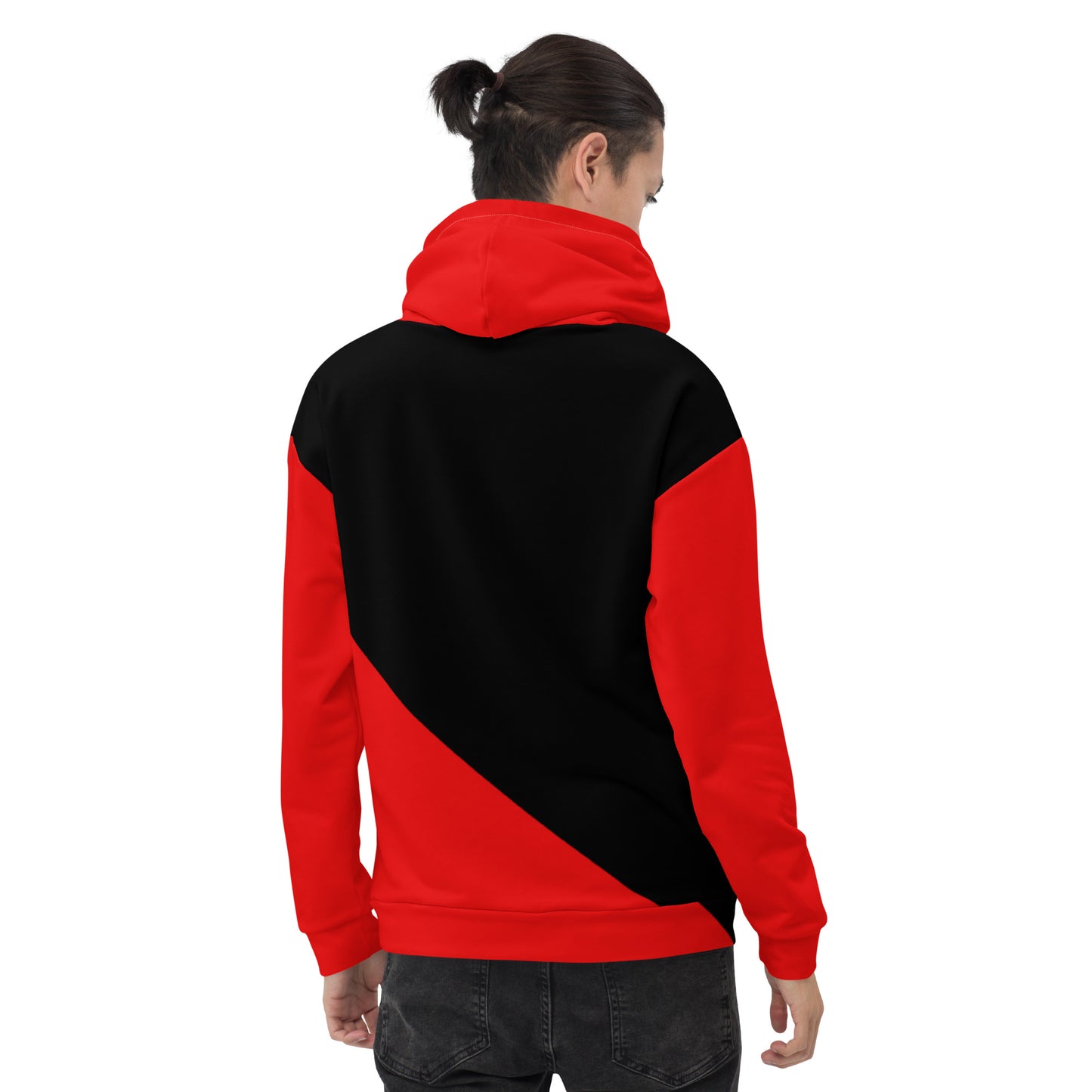 Red and Black Men Hoodie