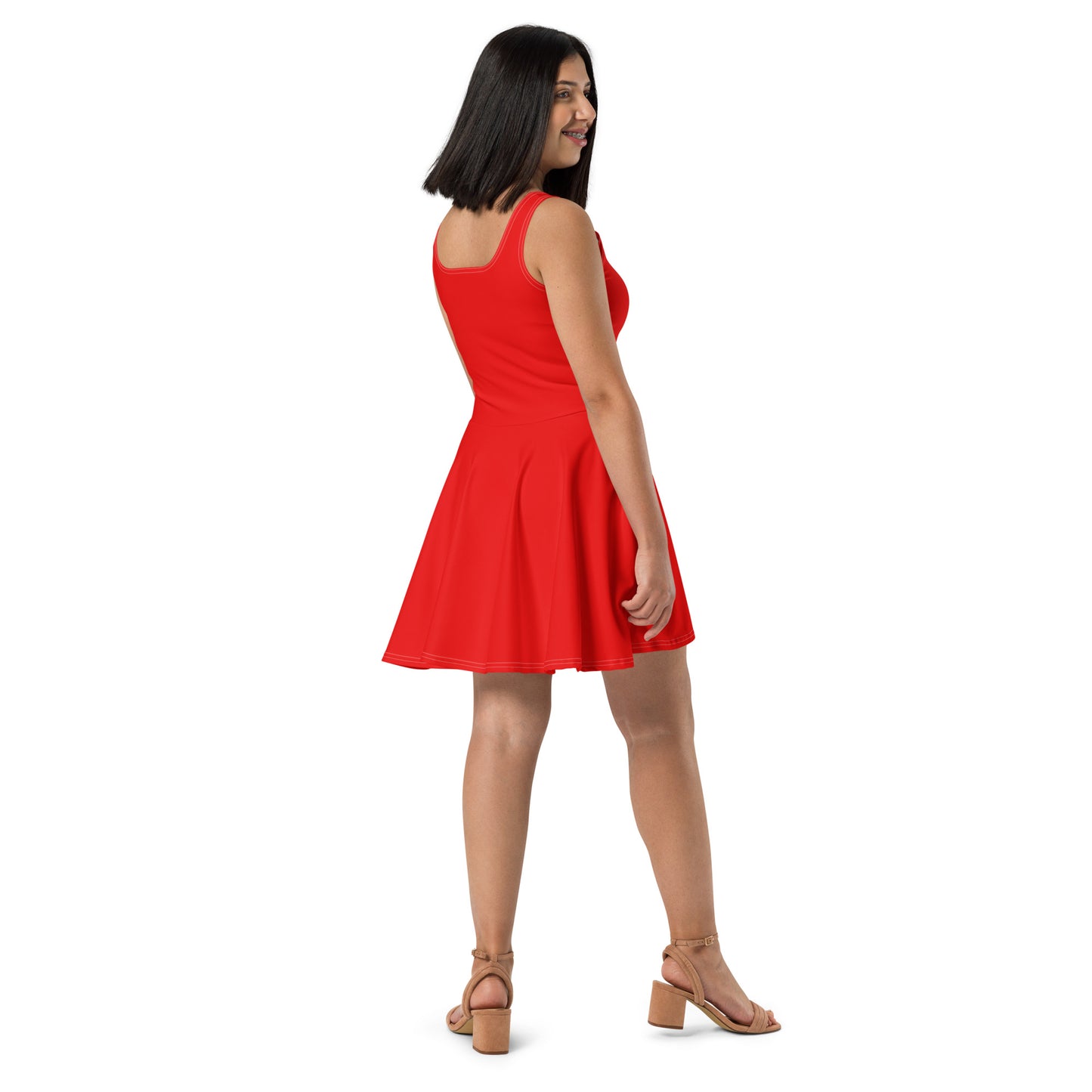Red Skater Dress