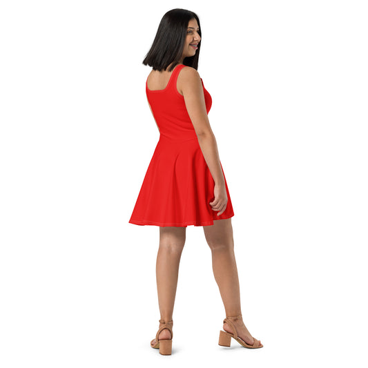 Red Skater Dress