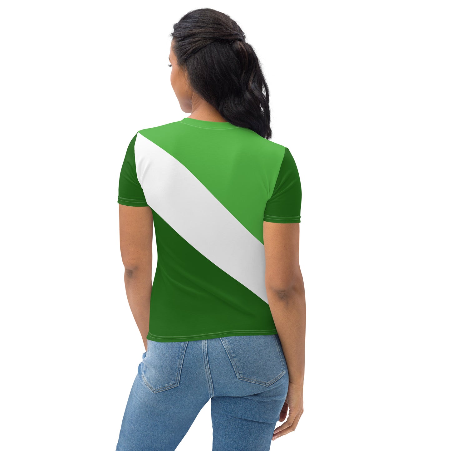 Green and White T-Shirt