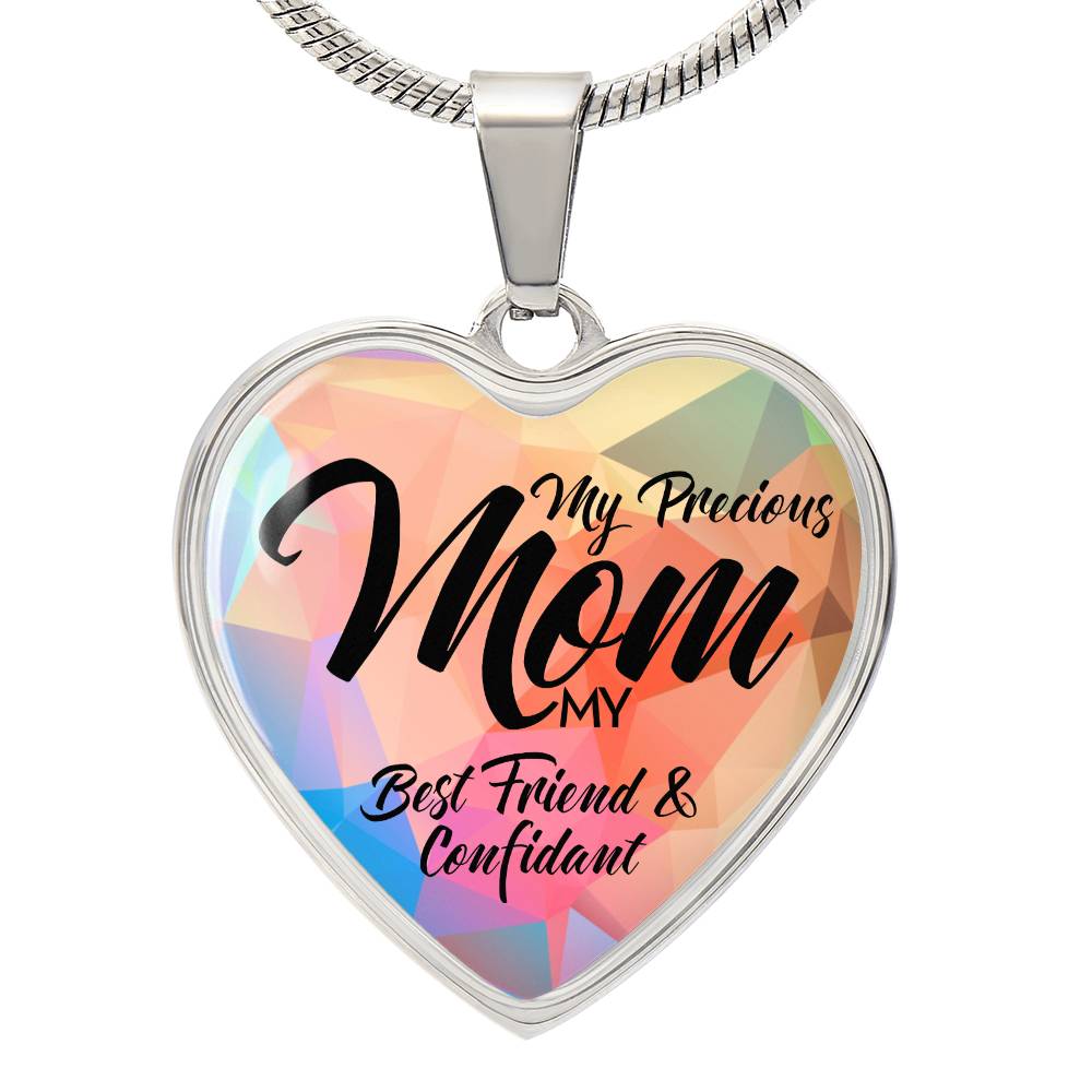 Customized Heart Necklace for Mom