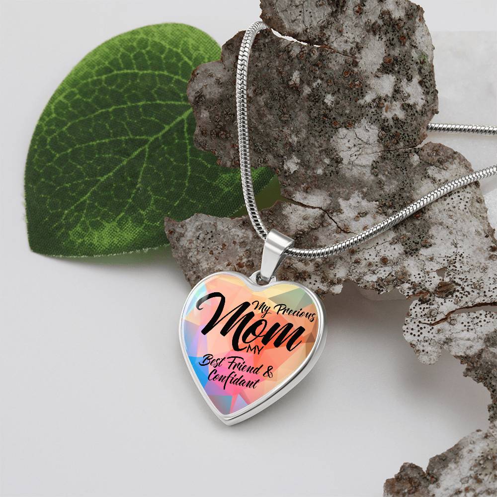 Customized Heart Necklace for Mom