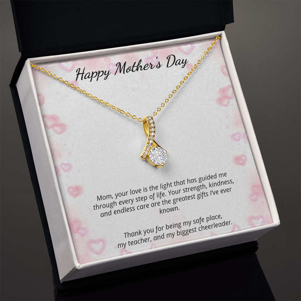 Mother's Day Gift of Love in Yellow & White Gold | From Your Loving Son or Daughter