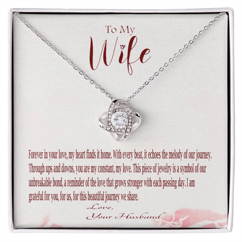 Forever Love Knot Necklace For Wife