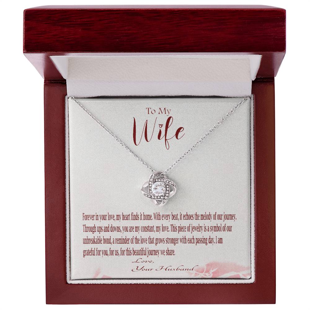 Forever Love Knot Necklace For Wife
