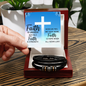 Men's Faith Bracelet Christian Message Gift Luxury Box