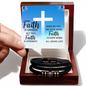 Men's Faith Bracelet Christian Message Gift Luxury Box