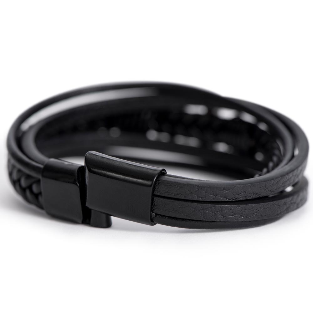 Leather bracelet for men