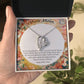 Cubic Zirconia Heart Necklace- Gift for Mom