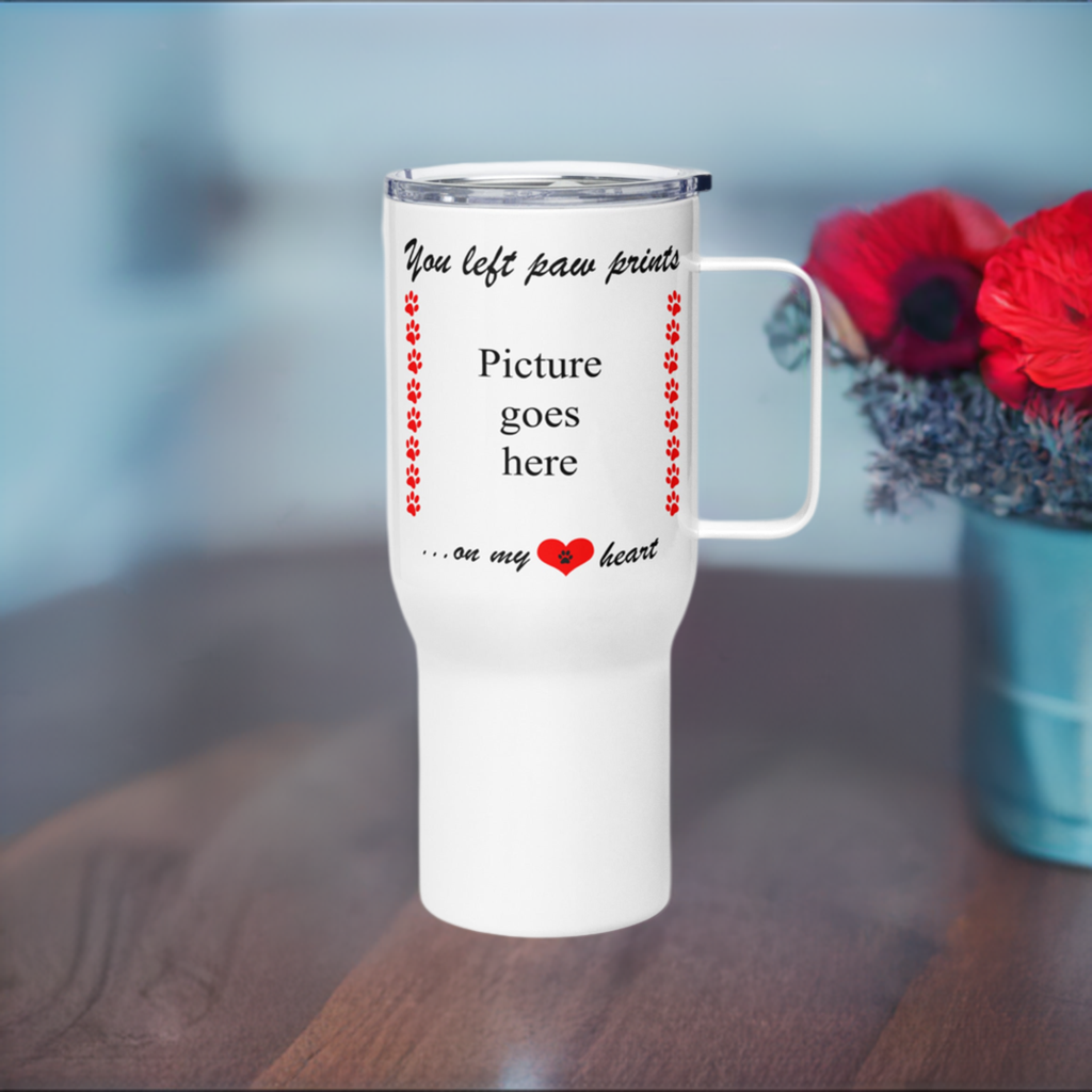 Customizable Pet Remembrance Travel Mug