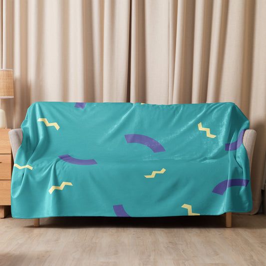 Green Sherpa Blanket