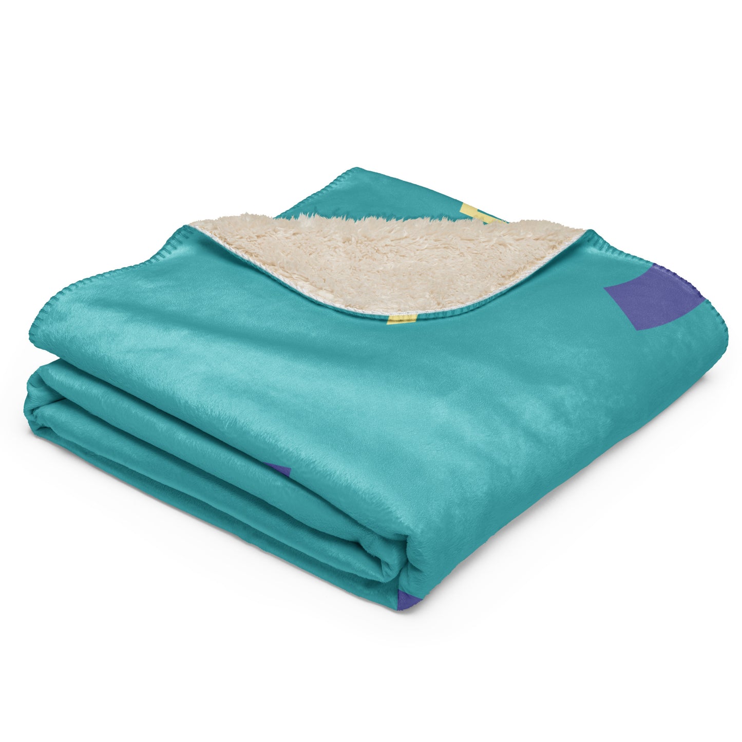 Green Sherpa Blanket