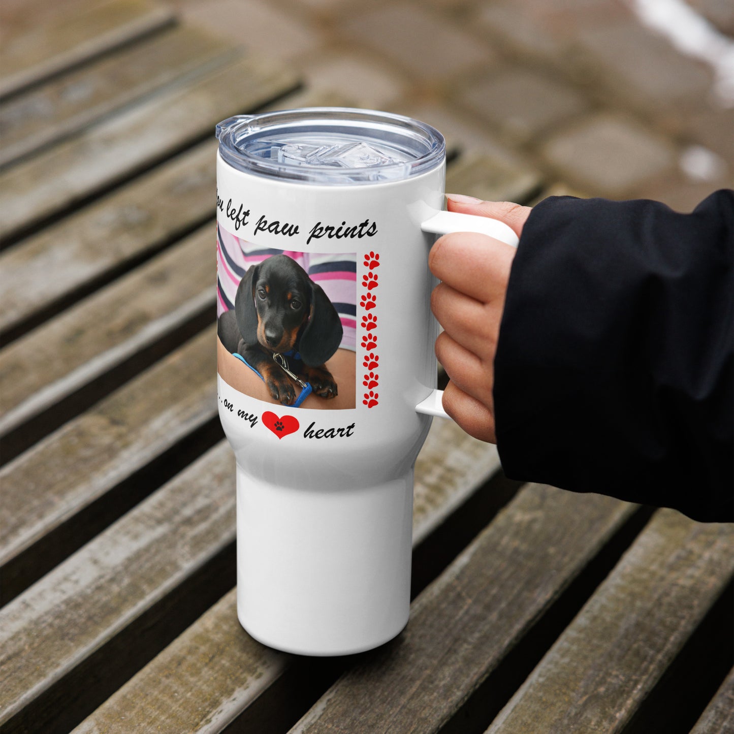 Customizable Pet Remembrance Travel Mug