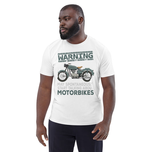 Motorcycle Lover's Organic Cotton T-Shirt