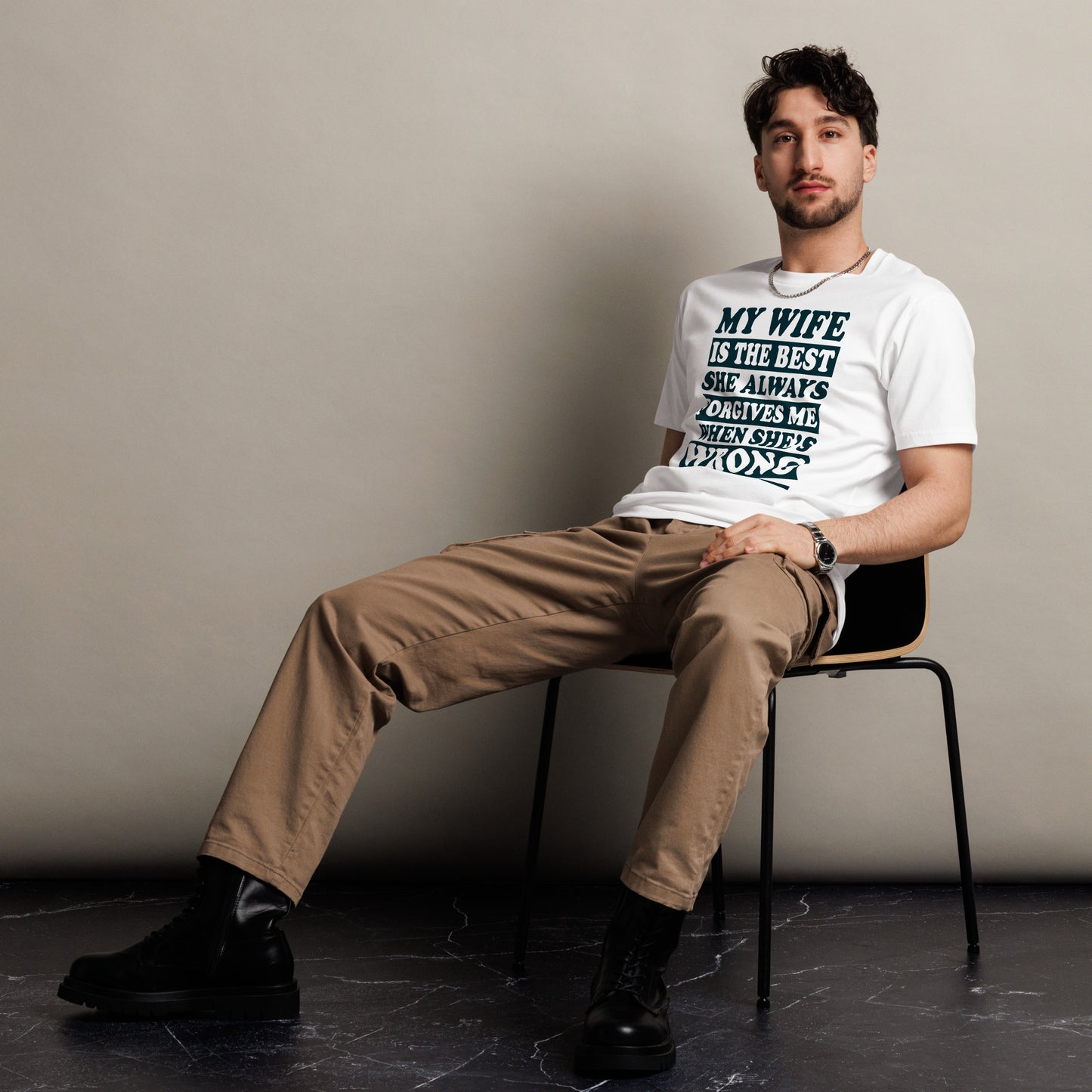 Men's Tee with Funny Message