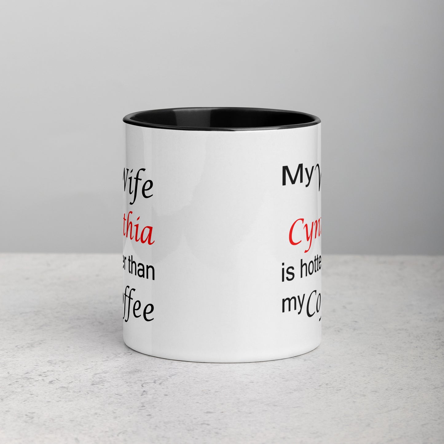 Personalized Mug with Color Inside