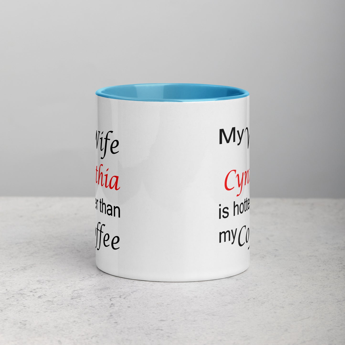 Personalized Mug with Color Inside