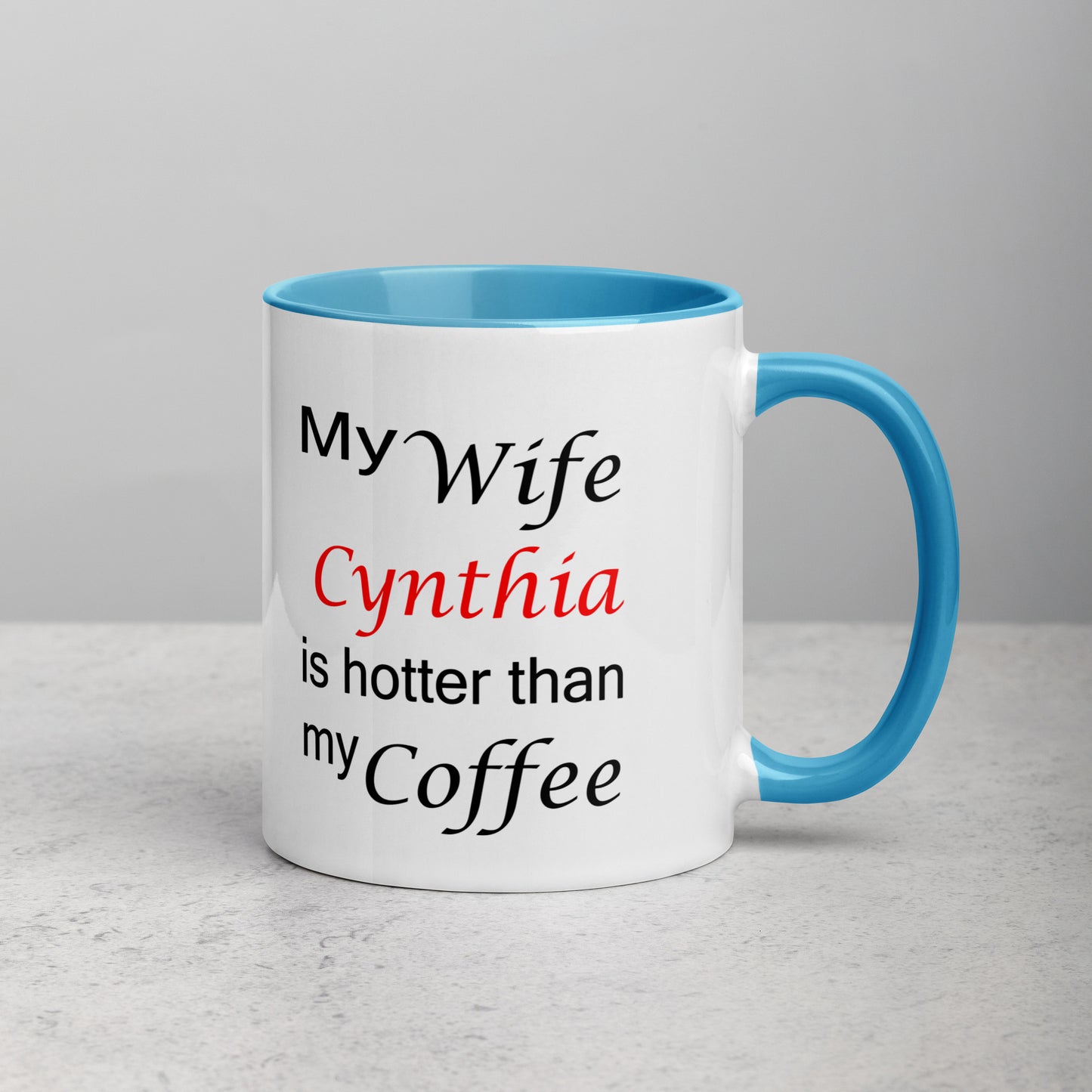 Personalized Mug with Color Inside