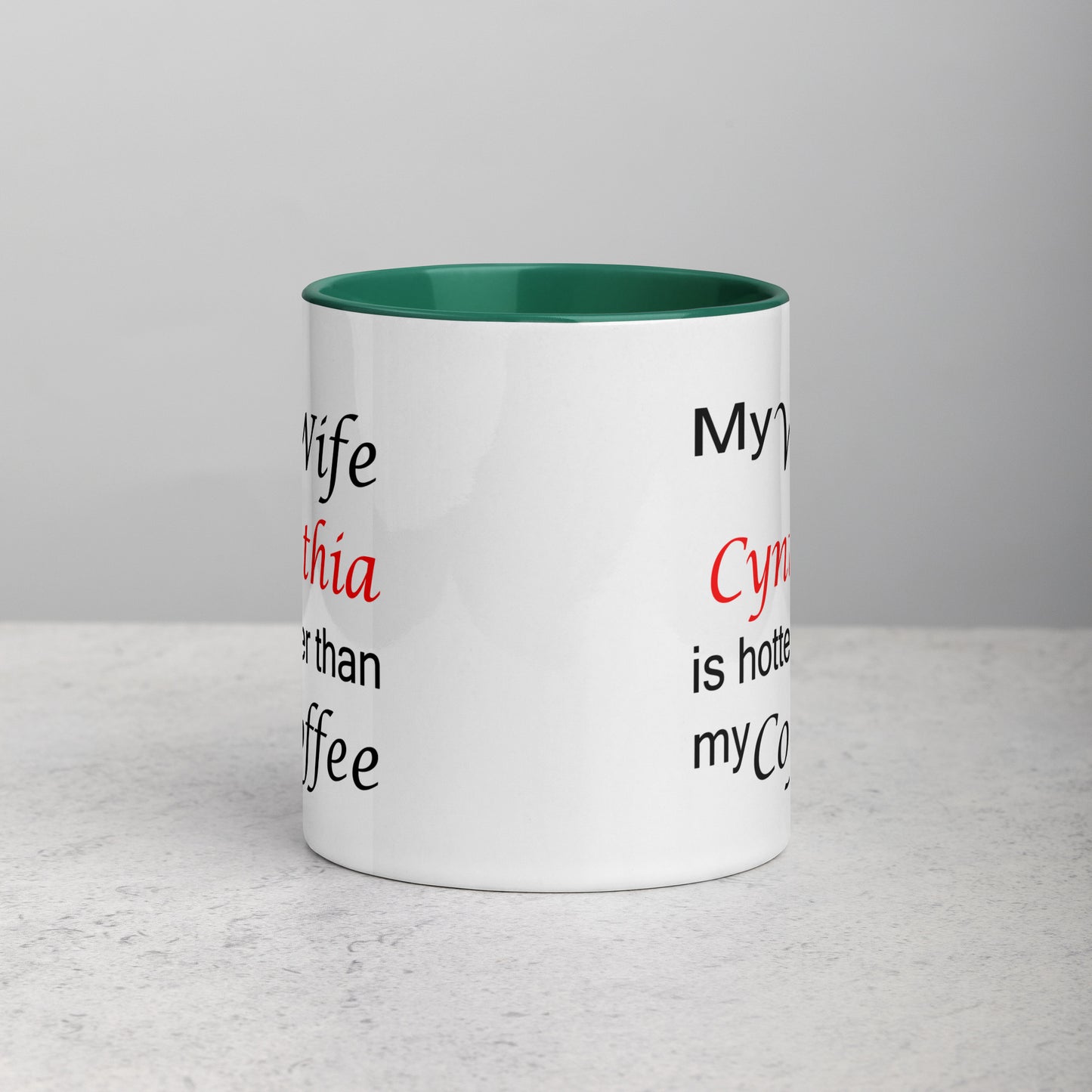 Personalized Mug with Color Inside