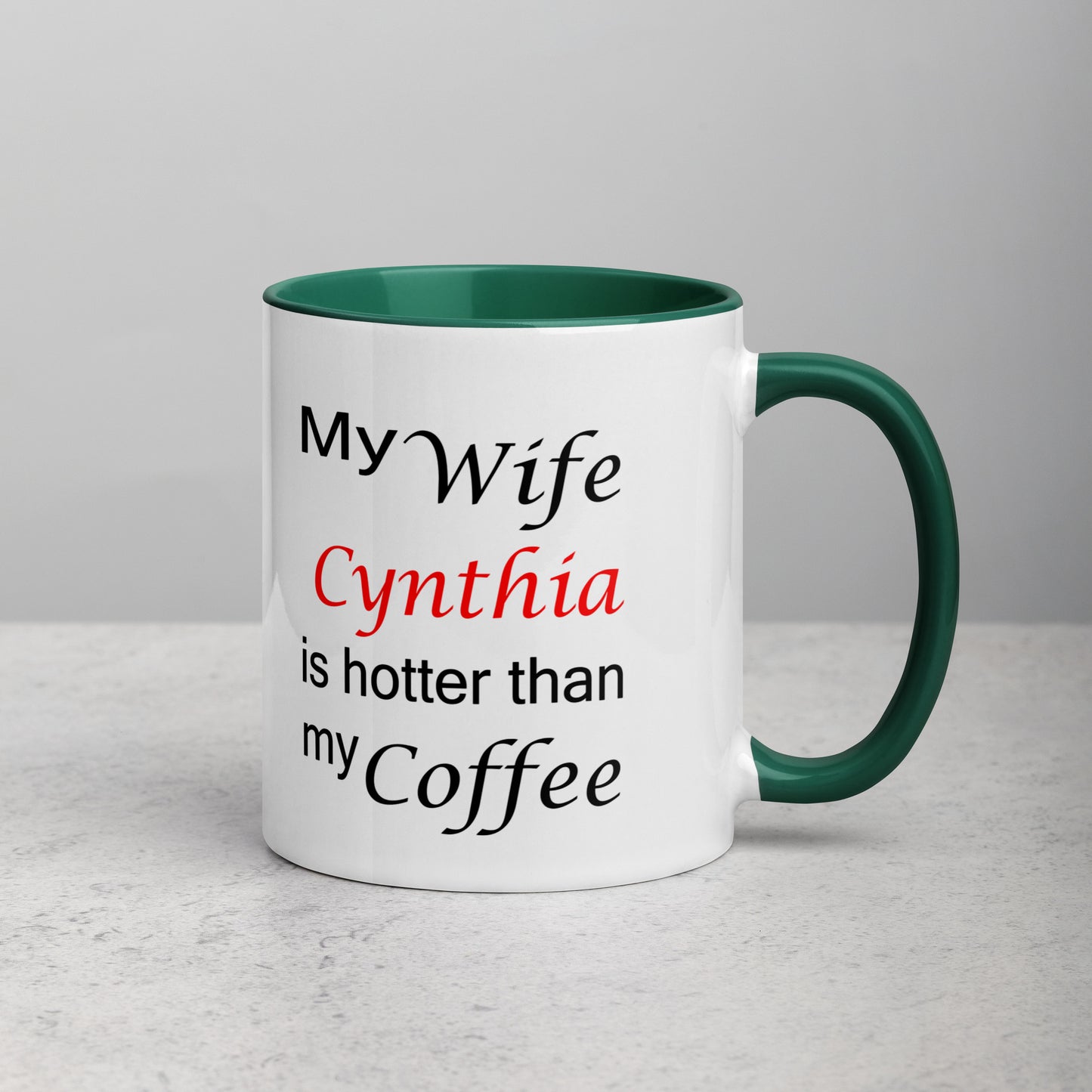 Personalized Mug with Color Inside