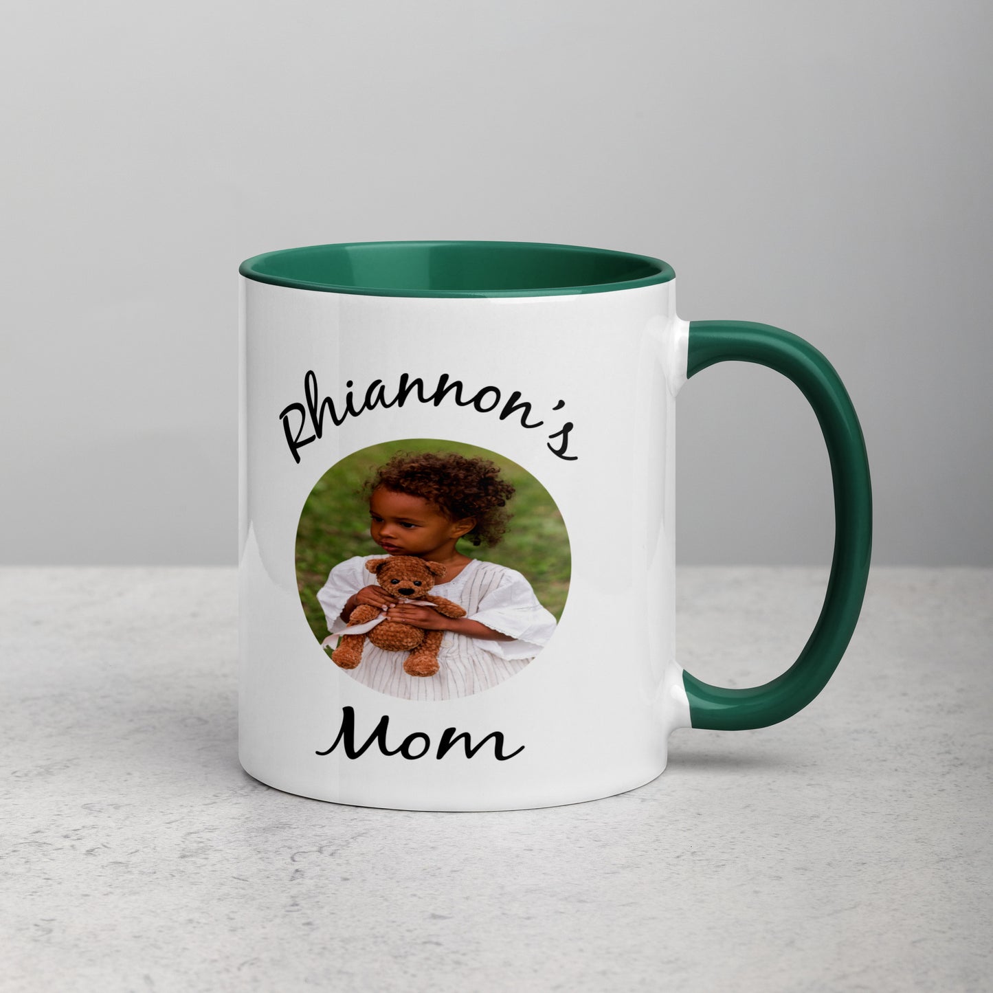 Baby Photo Mug with Color Inside