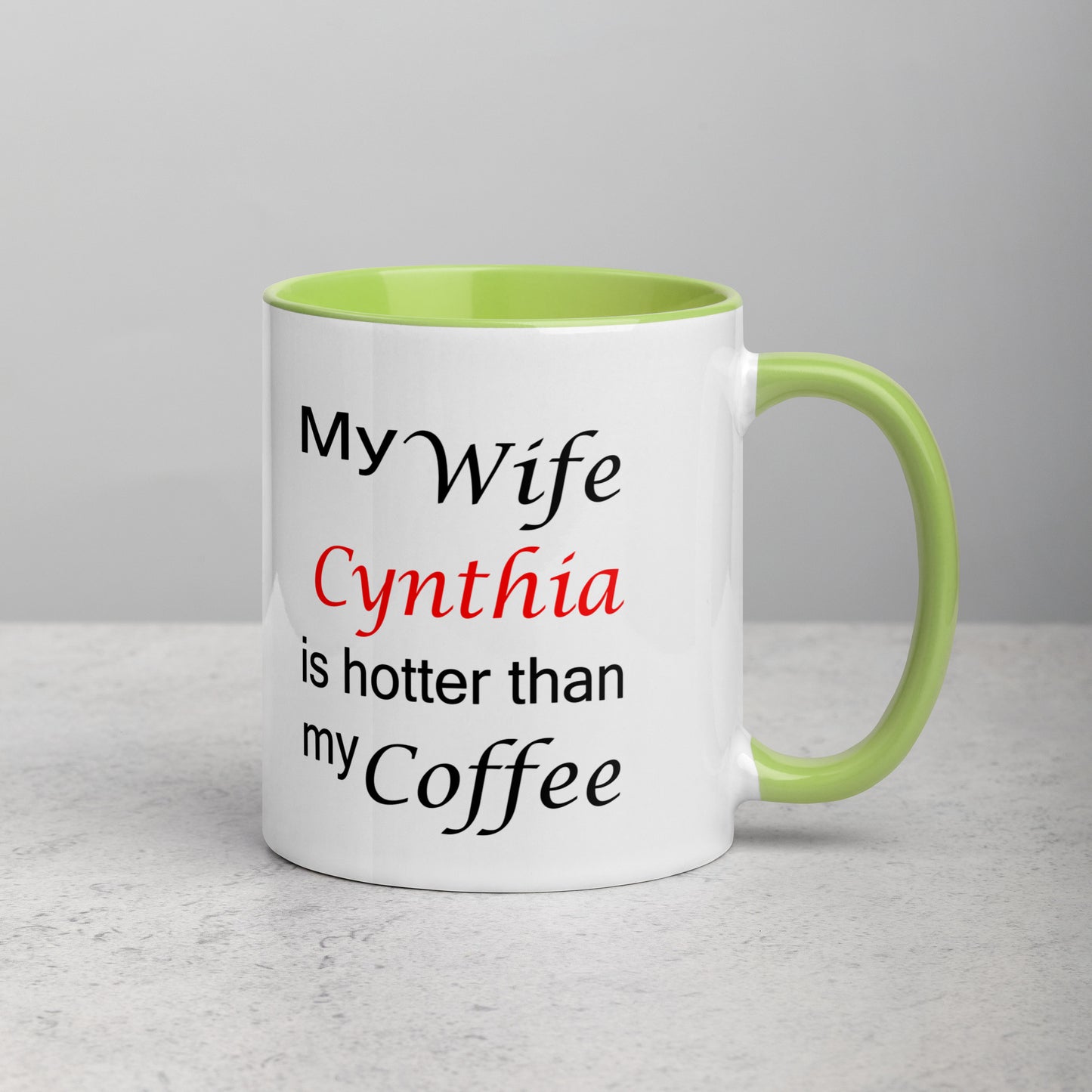 Personalized Mug with Color Inside