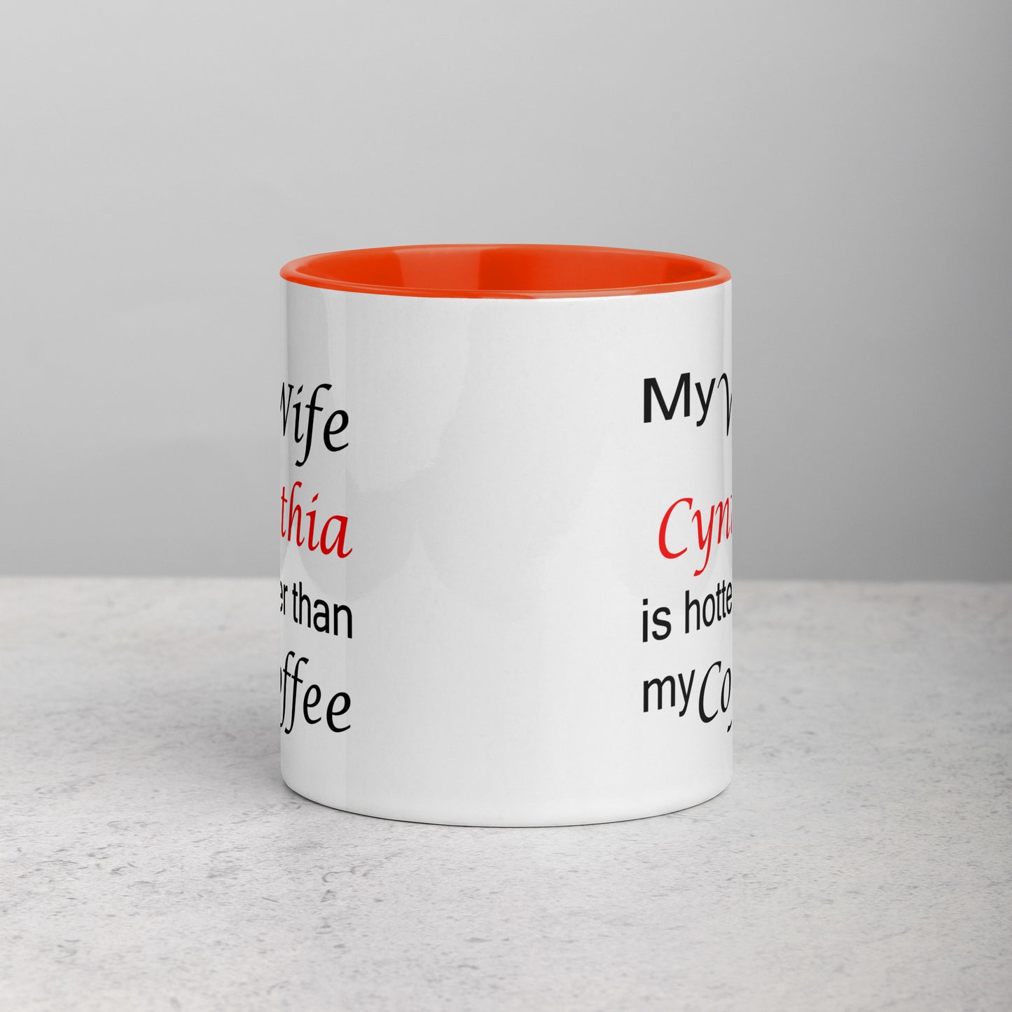 Personalized Mug with Color Inside